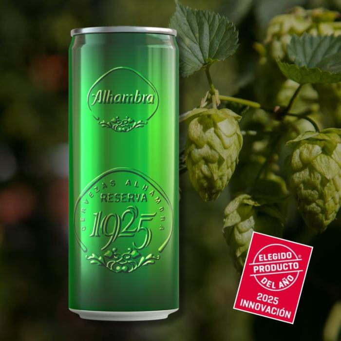 Our 0.33cl Sleek can for Alhambra Reserva 1925 wins Product of the Year